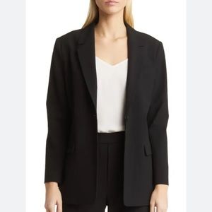 Black fully lined blazer Zara